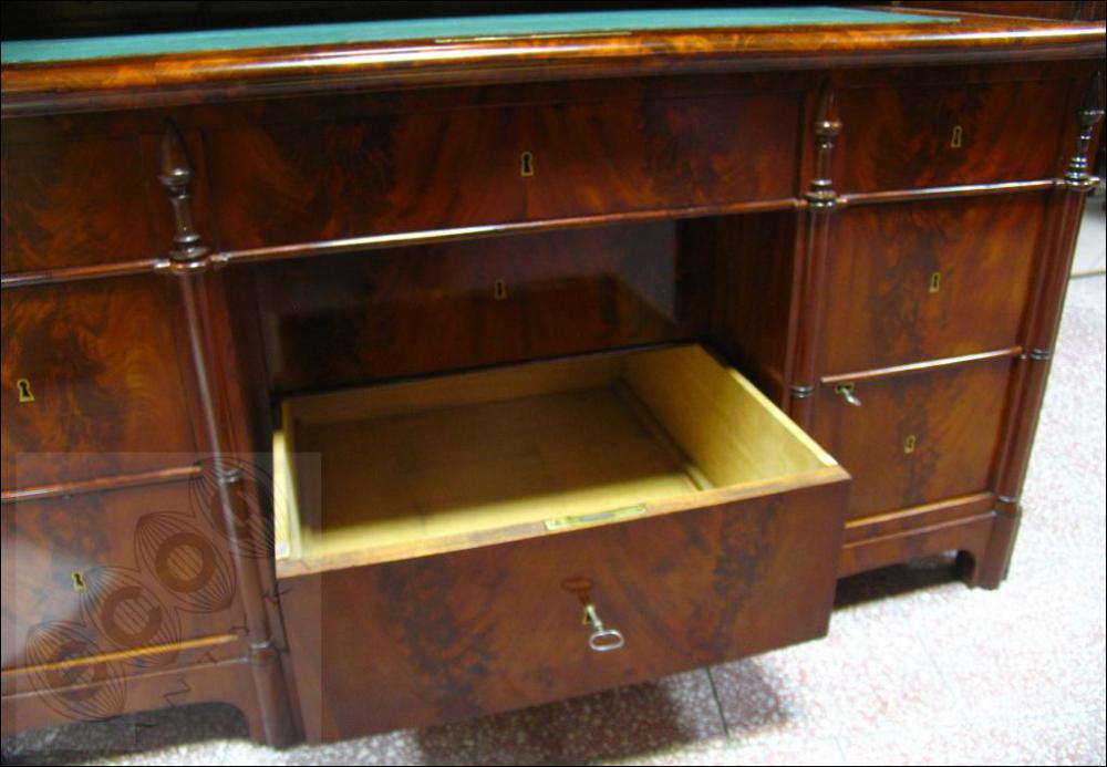 SEKRETERA -BIEDERMEIER - 1830-1850 - PO RENOWACJI - 38