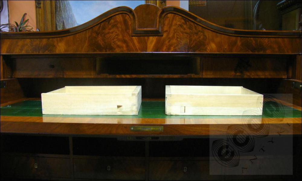 SEKRETERA -BIEDERMEIER - 1830-1850 - PO RENOWACJI - 44