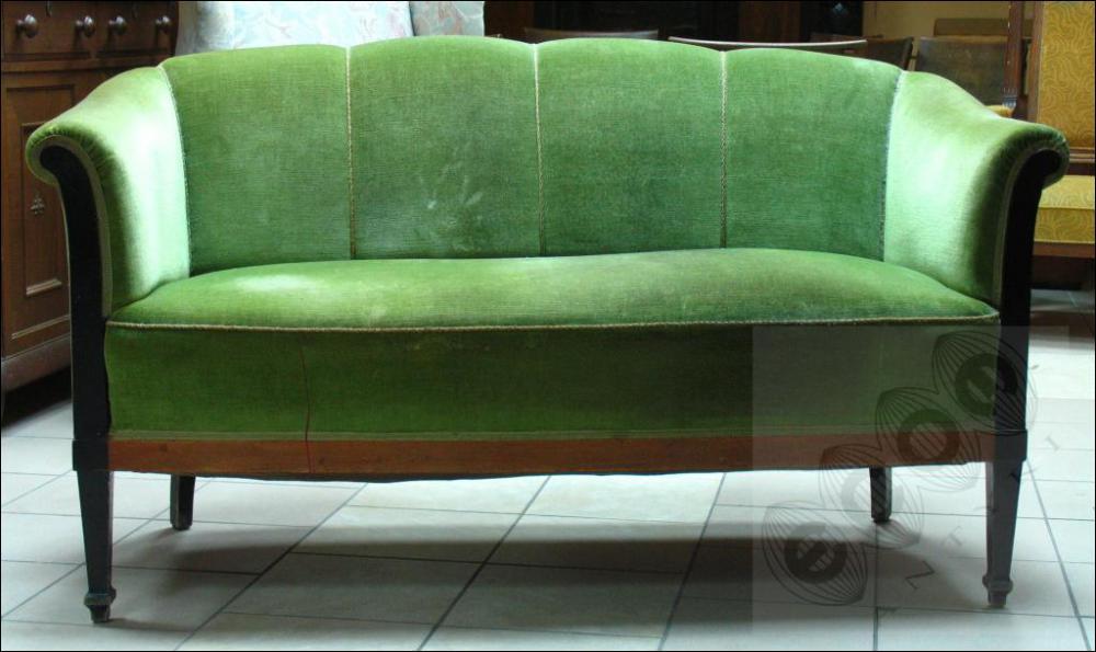 KOMPLET WYPOCZYNKOWY SOFA + FOTEL - SECESJA - 2