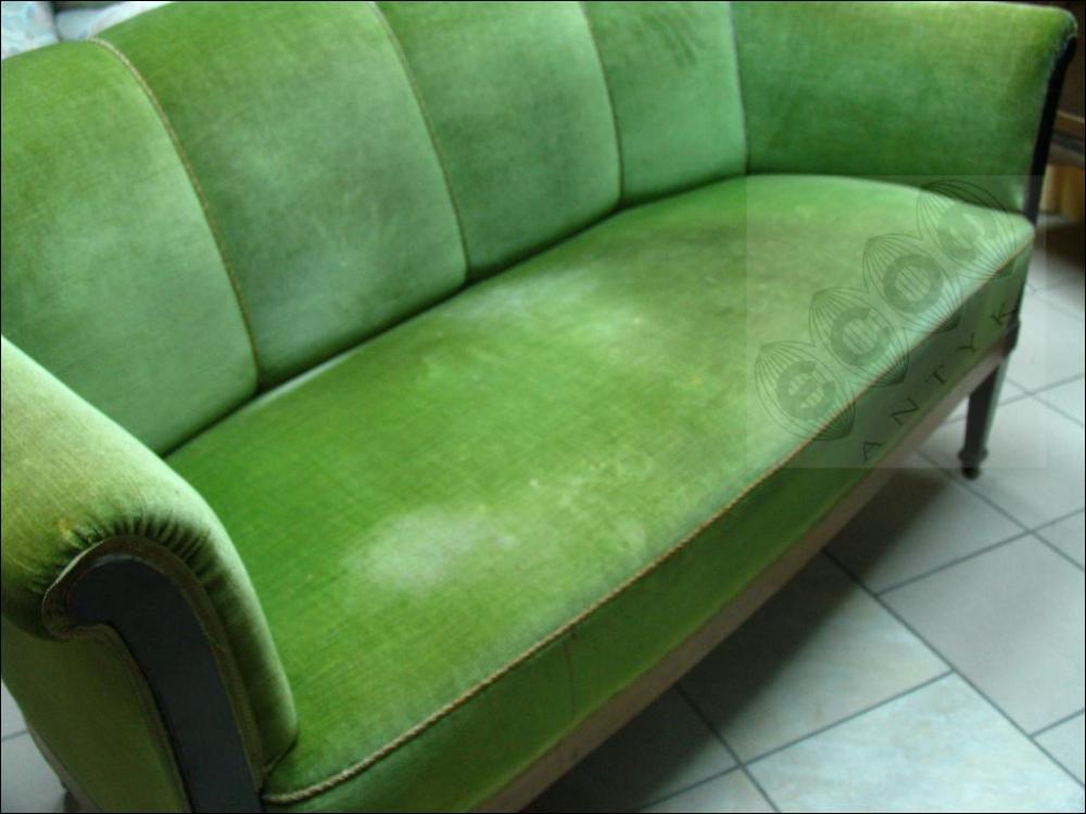 KOMPLET WYPOCZYNKOWY SOFA + FOTEL - SECESJA - 4