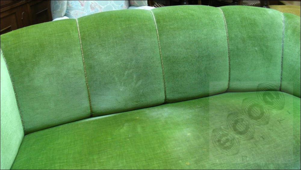 KOMPLET WYPOCZYNKOWY SOFA + FOTEL - SECESJA - 5