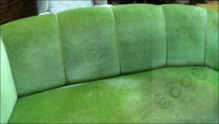 KOMPLET WYPOCZYNKOWY SOFA + FOTEL - SECESJA - zdjęcie 6