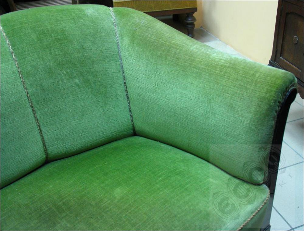 KOMPLET WYPOCZYNKOWY SOFA + FOTEL - SECESJA - 6