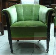 KOMPLET WYPOCZYNKOWY SOFA + FOTEL - SECESJA - zdjęcie 11