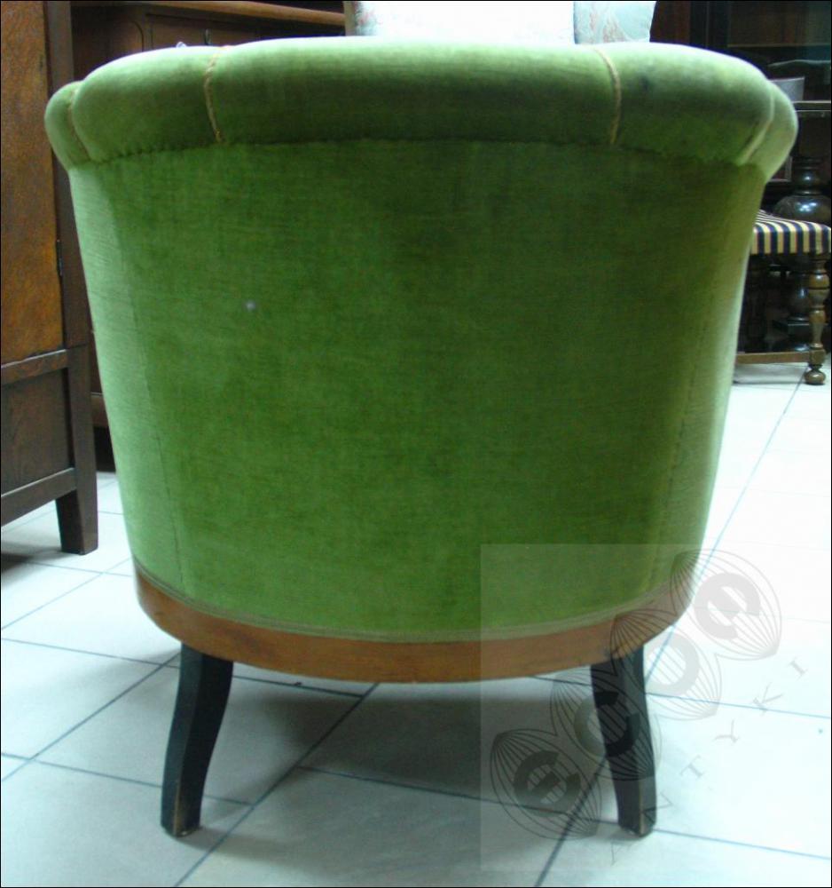 KOMPLET WYPOCZYNKOWY SOFA + FOTEL - SECESJA - 12