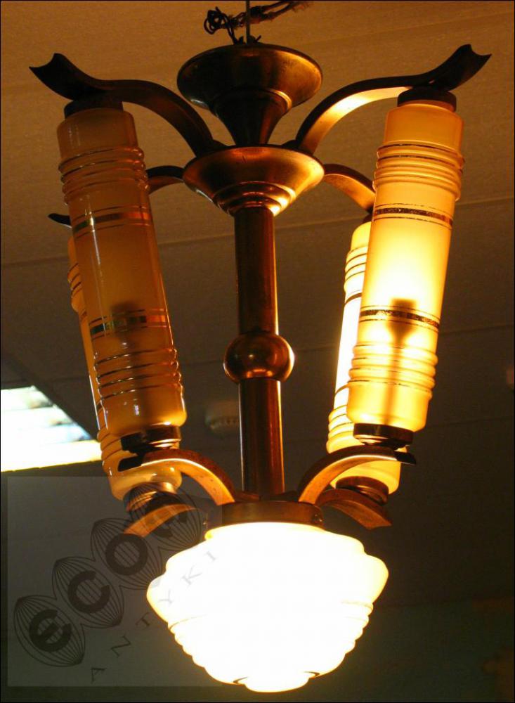WISZĄCA LAMPA ART DECO - 1