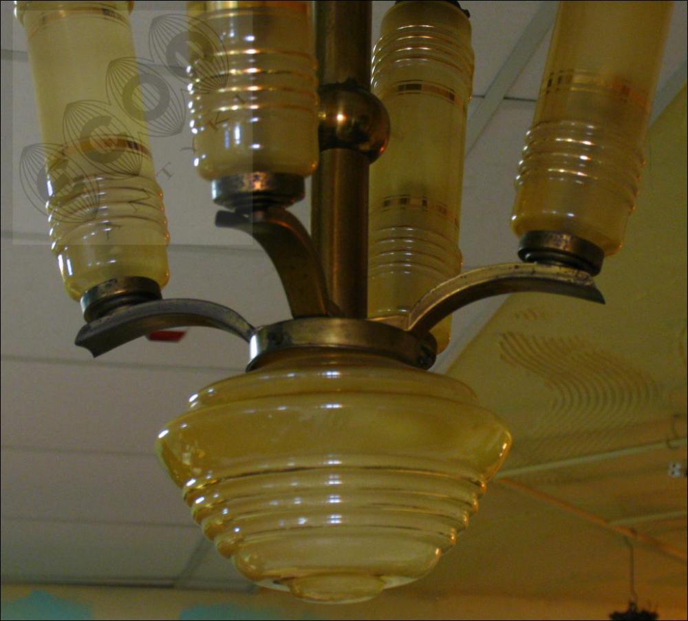 WISZĄCA LAMPA ART DECO - 3