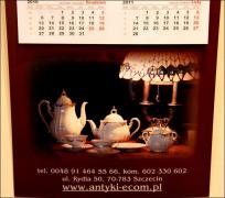 KALENDARZ 2011  - DO ZAKUPIONYCH U NAS ANTYKÓW - zdjęcie 2