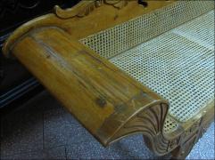 SOFA BIEDERMEIER Z RATANEM - zdjęcie 9