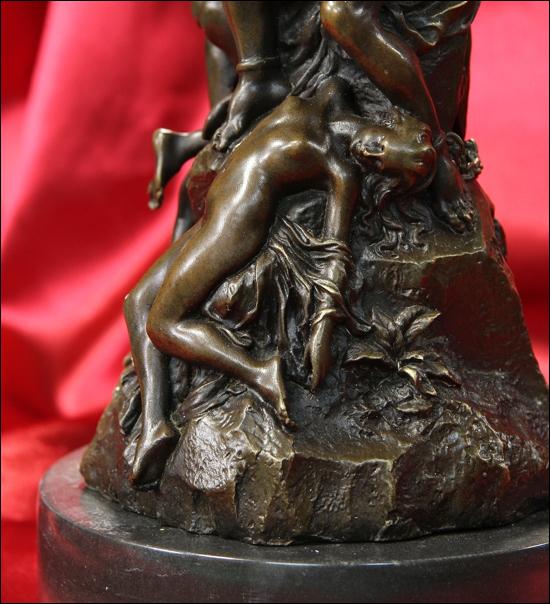 PROMETEUSZ  - FIGURKA Z BRĄZU (k) - 1