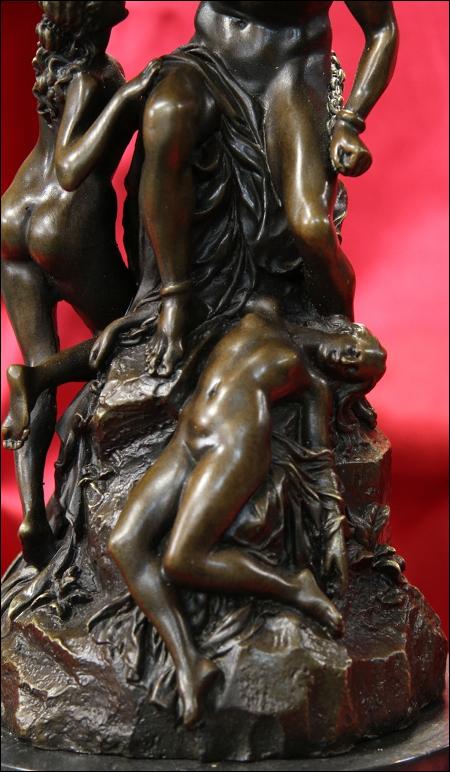 PROMETEUSZ  - FIGURKA Z BRĄZU (k) - 3