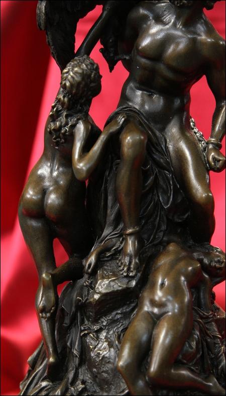 PROMETEUSZ  - FIGURKA Z BRĄZU (k) - 4