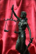 TEMIDA,  SYMBOL SPRAWIEDLIWOŚCI  - POSĄŻEK Z BRĄZU (k) - zdjęcie 4