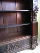 NAROŻNA DĘBOWA BIBLIOTEKA / REGAŁ (k) - zdjęcie 5