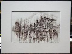 STARY SZCZECIN - GRAFIKA - UL. COLUMBA (k) - zdjęcie 1 STARY SZCZECIN - GRAFIKA - UL. COLUMBA (k) - zdjęcie 1