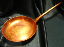 MIEDZIANA PATELNIA (k) - zdjęcie 1