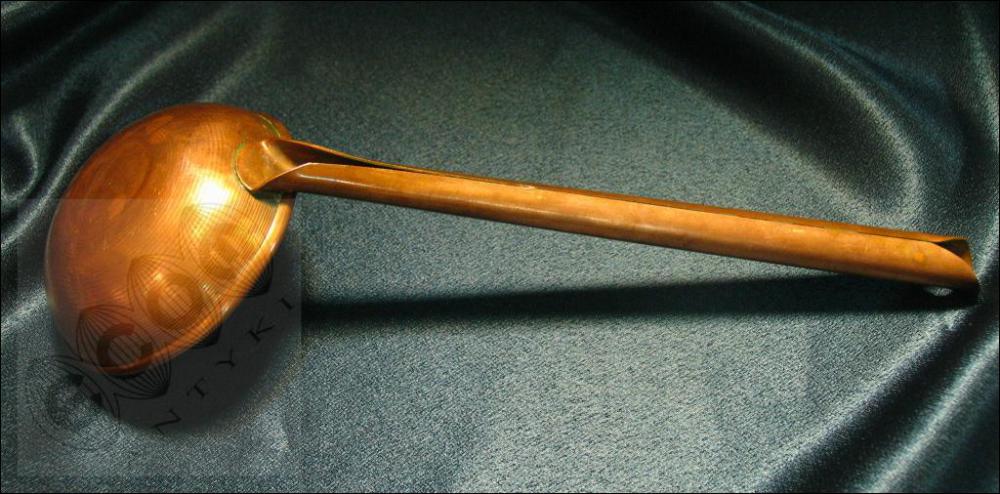 MIEDZIANA ŁYŻKA WAZOWA (k) - 1