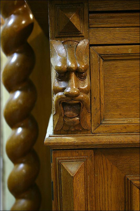 DĘBOWA KOMODA / BUFET W STYLU GDAŃSKIM - 6