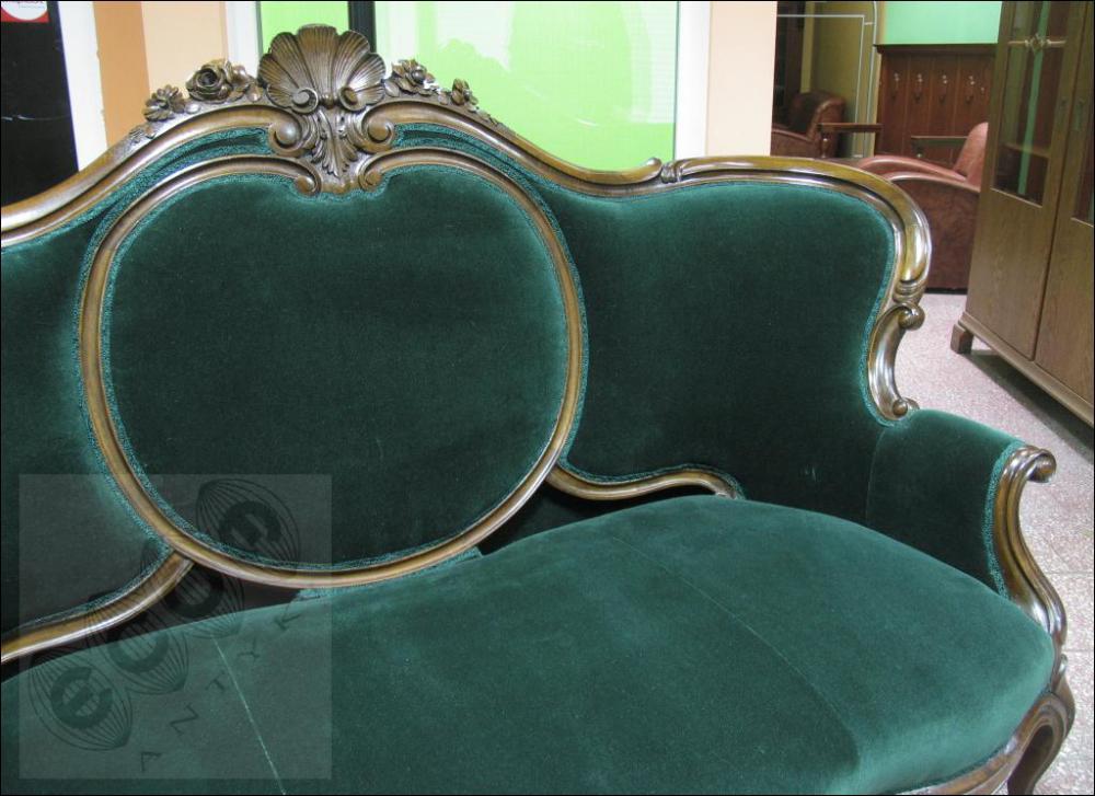 SOFA - 'ŚLICZNOTKA Z SALONÓW LUDWIKA' - PO RENOWACJI - 4