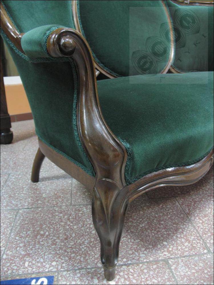 SOFA - 'ŚLICZNOTKA Z SALONÓW LUDWIKA' - PO RENOWACJI - 12