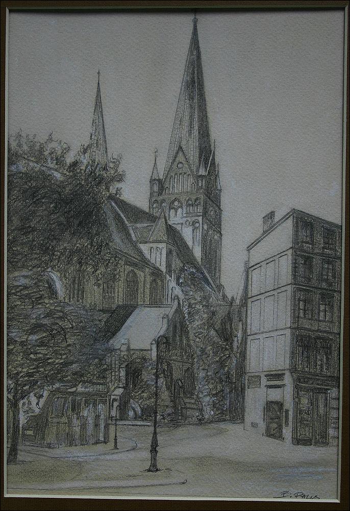 GRAFIKA - SZCZECIN, BAZYLIKA ŚW. JAKUBA (k) - 1