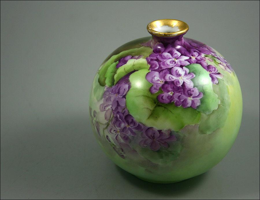 RĘCZNIE MALOWANY WAZON ROSENTHAL (k) - 1