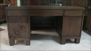 DĘBOWE BIURKO ART DECO PO RENOWACJI - zdjęcie 8 DĘBOWE BIURKO ART DECO PO RENOWACJI - zdjęcie 8