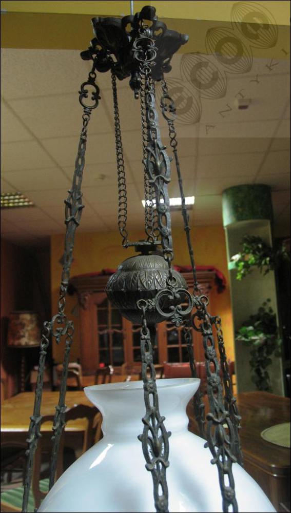 LAMPA NAFTOWA Z OKRESU MIĘDZYWOJENNEGO - 2