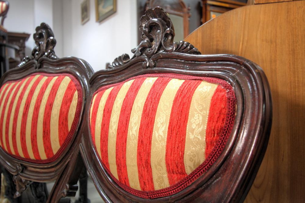 CZTERY KRZESŁA ROCOCO XVIIIW. - 7