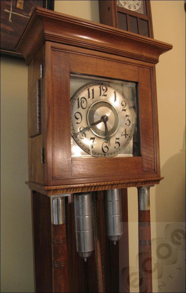 STOJĄCY ZEGAR SECESYJNY PO RENOWACJI - 3