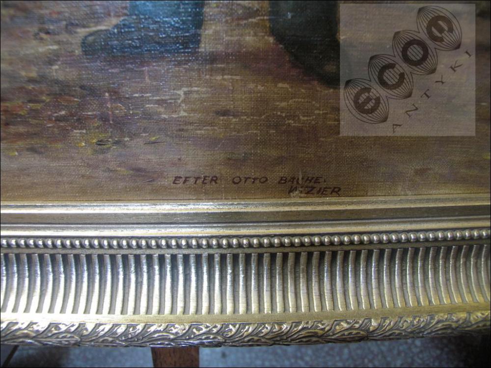 OBRAZ KONIE PRZY OBERŻY - OTTO BACHE (k) - 4