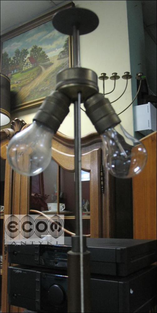 LAMPA STOJĄCA NA DREWNIANEJ NODZE (k) - 4