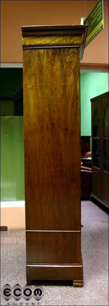 CUDOWNA , ORZECHOWA SZAFA Z POŁOWY XIX W. - 5