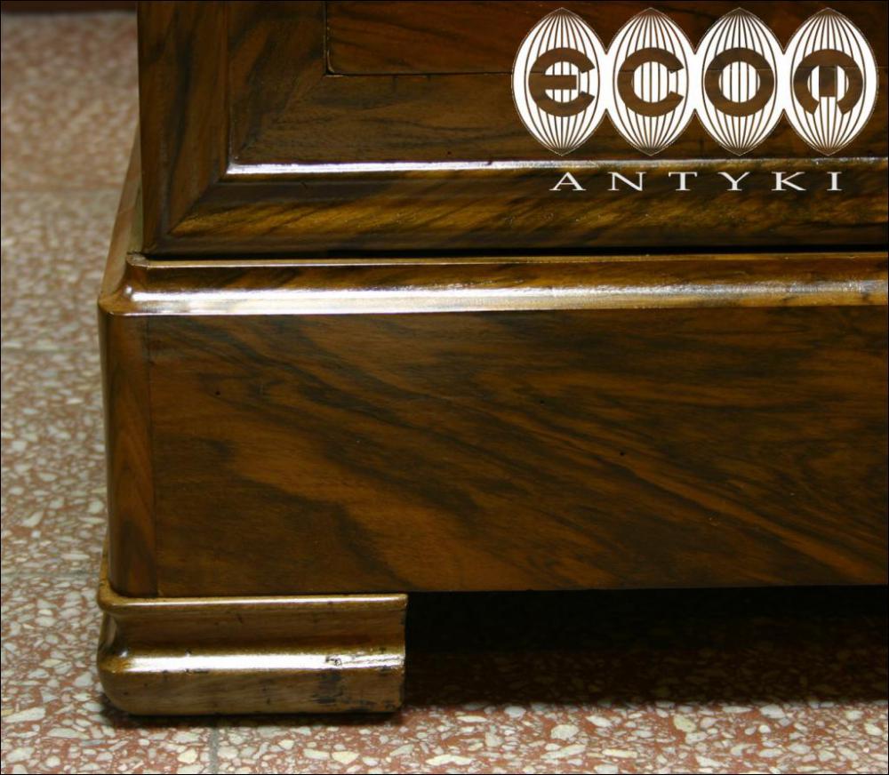 CUDOWNA , ORZECHOWA SZAFA Z POŁOWY XIX W. - 8