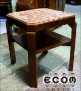 STOLIK ART DECO Z MARMUROWYM BLATEM - zdjęcie 5