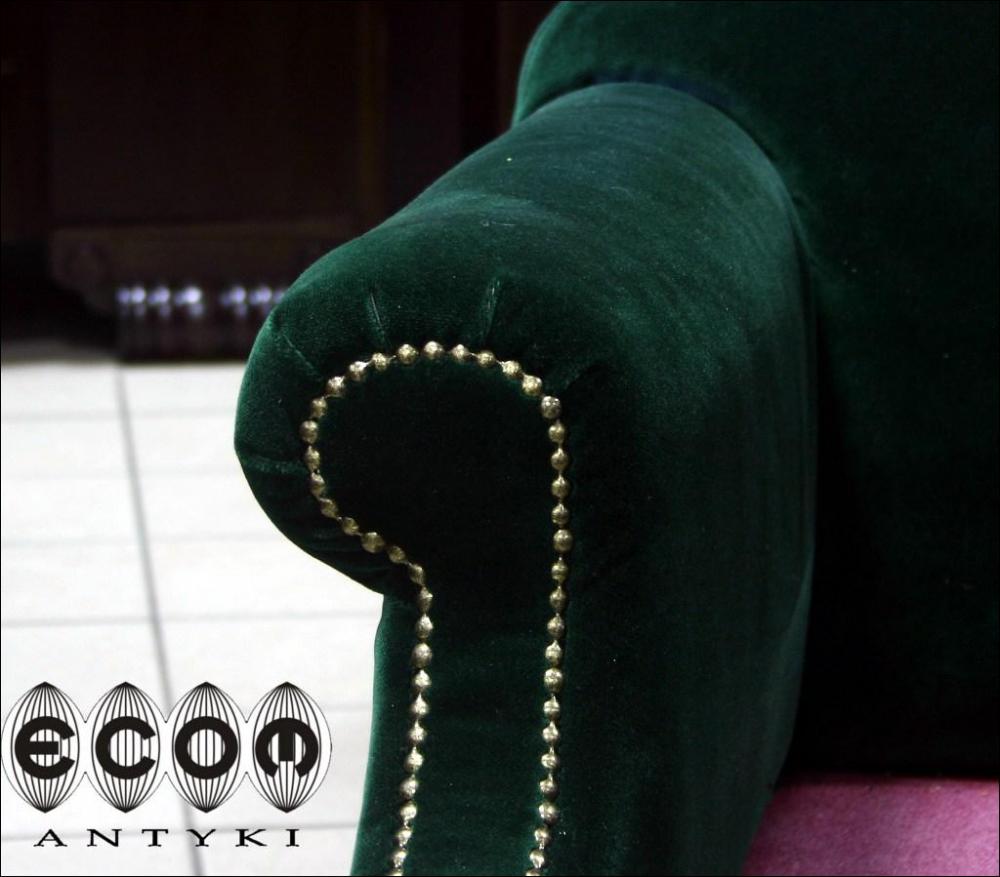 WIELKI ORZECHOWY FOTEL Z XIX WIEKU - 3