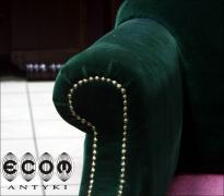 WIELKI ORZECHOWY FOTEL Z XIX WIEKU - zdjęcie 4