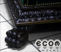 WIELKI ORZECHOWY FOTEL Z XIX WIEKU - zdjęcie 5