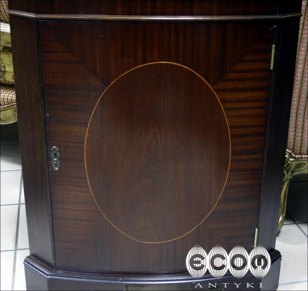 MAHONIOWA WITRYNA NAROŻNA - 4