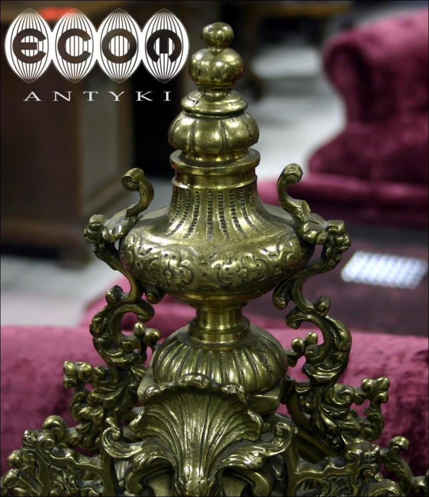 MASYWNY ZEGAR Z KANDELABRAMI - 4