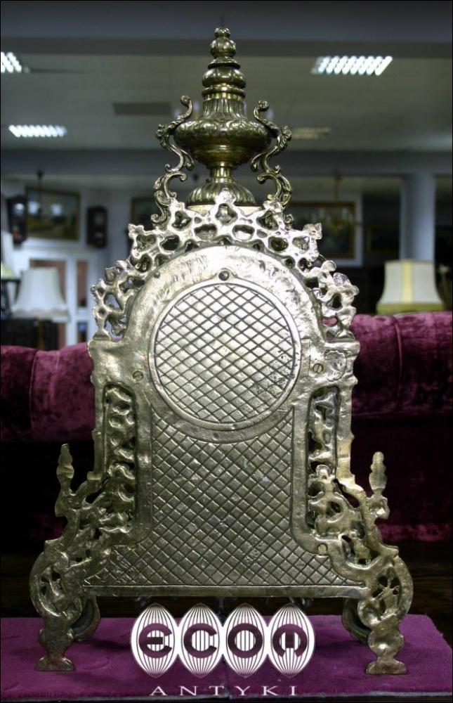 MASYWNY ZEGAR Z KANDELABRAMI - 9