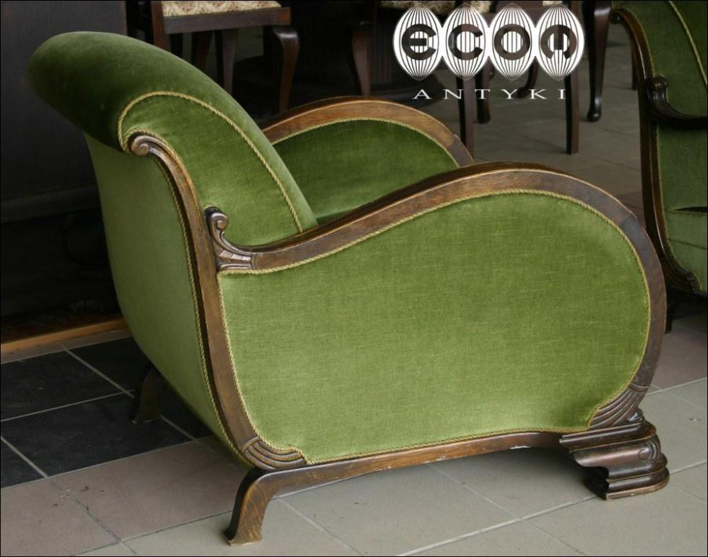 KOMPLET WYPOCZYNKOWY  ART DECO - 9