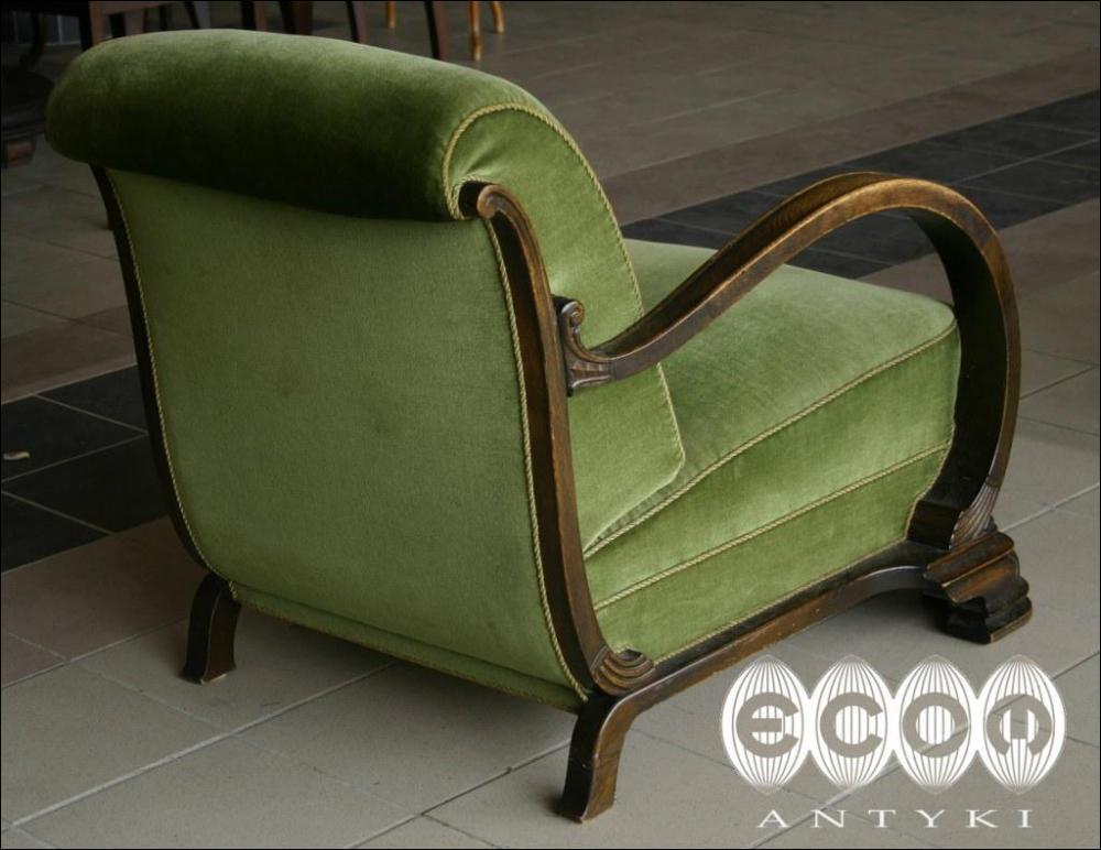 KOMPLET WYPOCZYNKOWY  ART DECO - 12