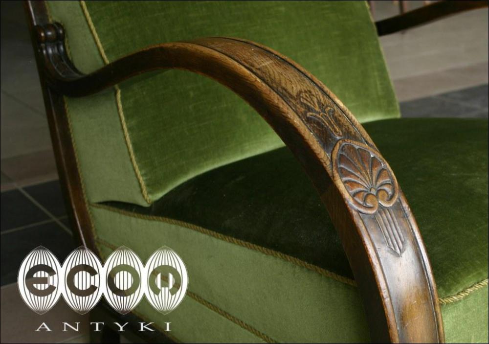 KOMPLET WYPOCZYNKOWY  ART DECO - 13
