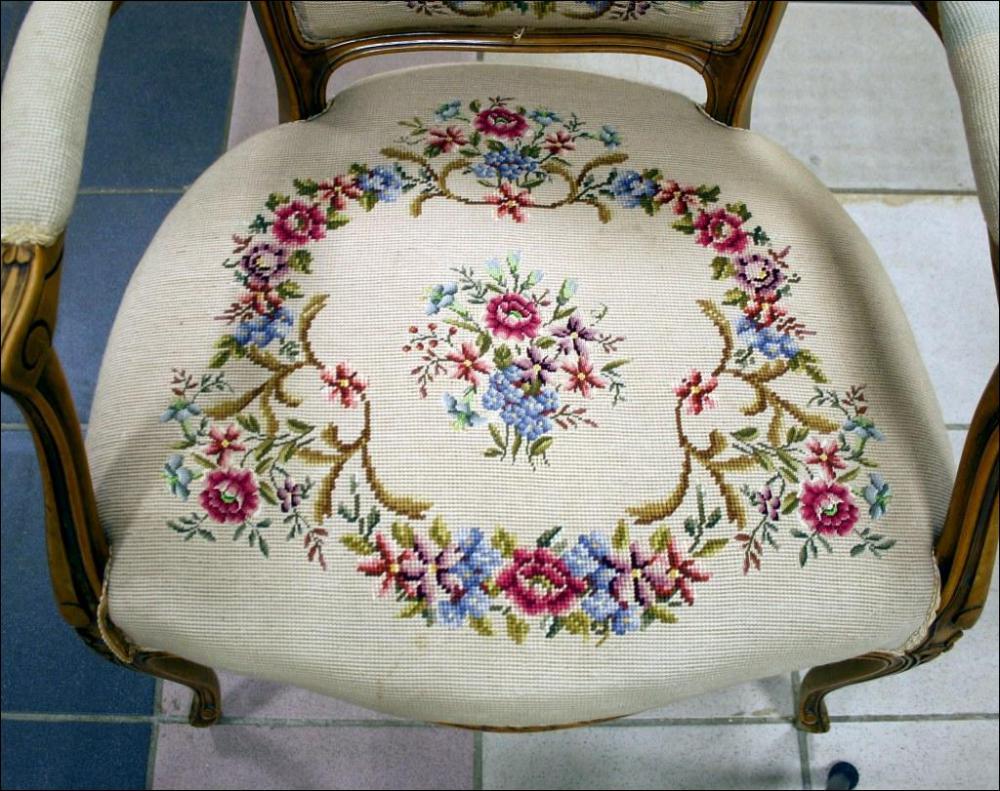 GOBELINOWY FOTEL W STYLU BAROKOWYM - 7