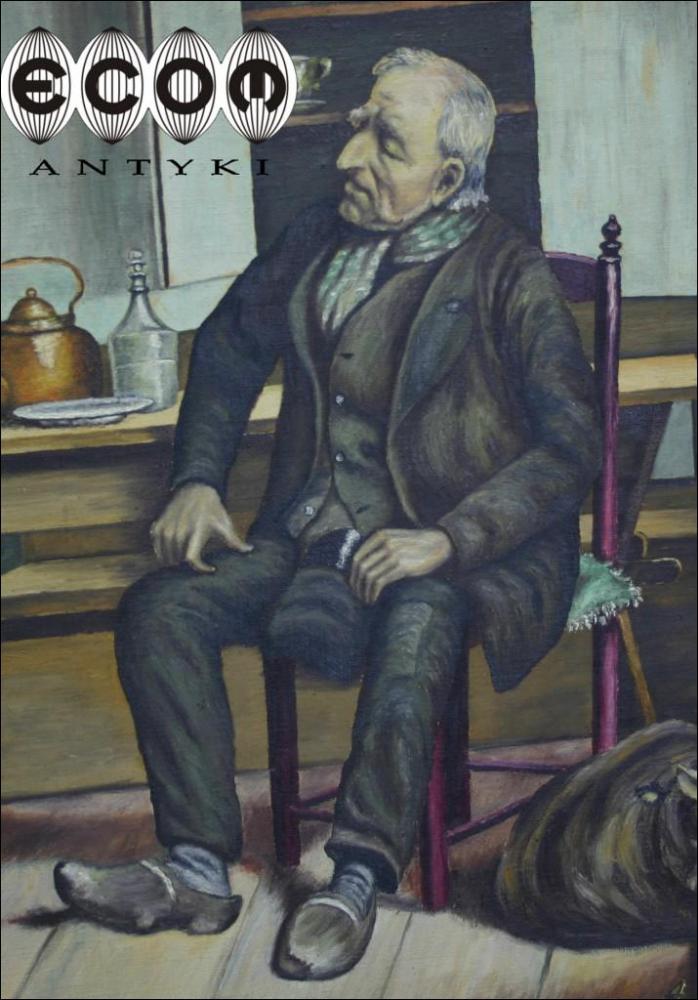 OBRAZ,  OLEJ NA PŁÓTNIE - 'DUŃSKI  JANKO MUZYKANT' - 2