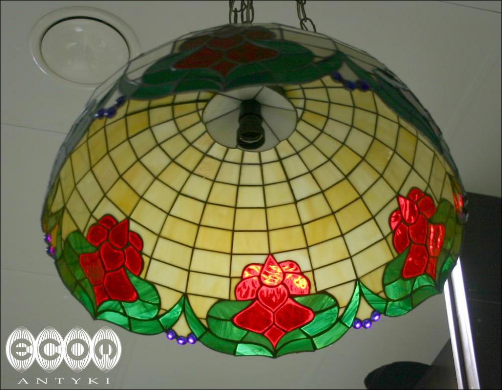 LAMPA WISZĄCA W STYLU TIFFANY - 2