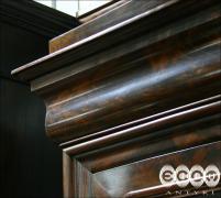 MAHONIOWA WITRYNA, BIBLIOTEKA BIEDERMEIER PO RENOWACJI - zdjęcie 3