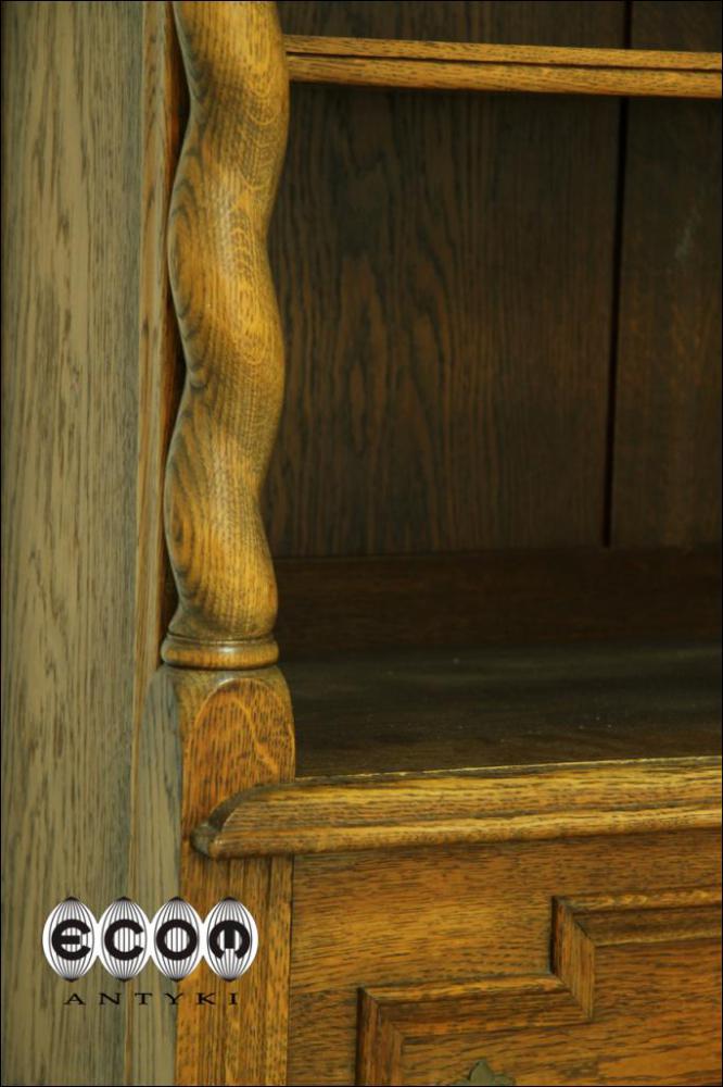 REGAŁ,  BIBLIOTECZKA DĘBOWA - 6