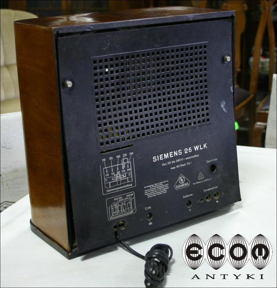 PRZEDWOJENNE RADIO SIEMENS - 1932-1934 - 4